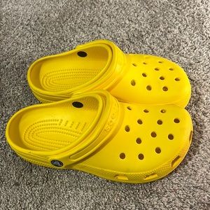 Yellow crocs